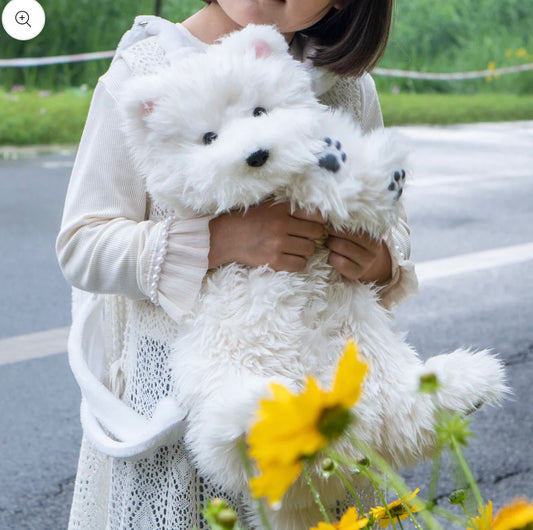 Westie White Dog Backpack