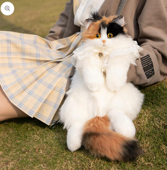 Dark Calico Cat Backpack