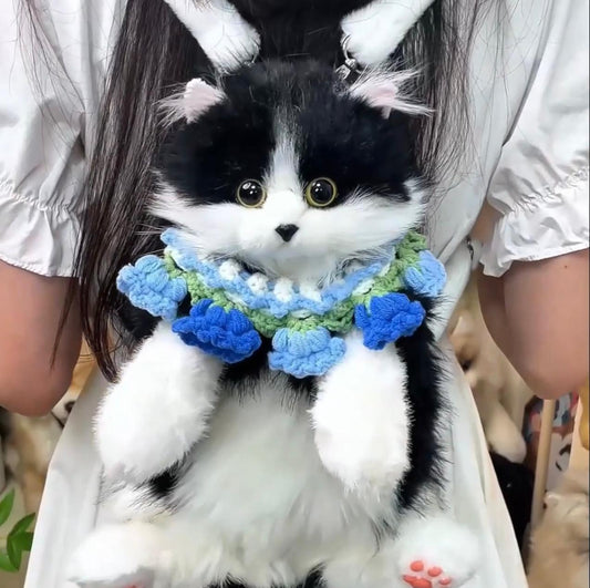 Mini Tuxedo Cat Backpack