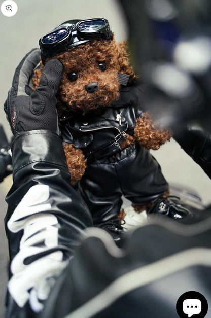 Brown Poodle Doll (Motorcycle)