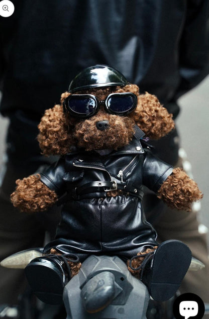 Brown Poodle Doll (Motorcycle)