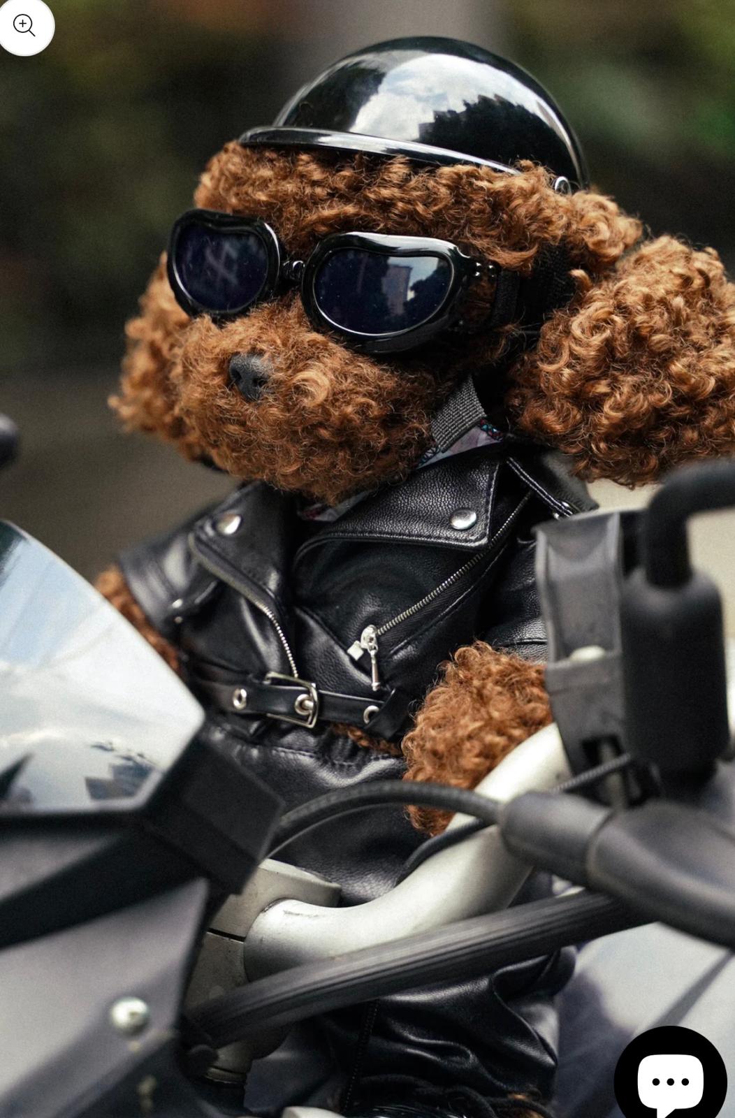 Brown Poodle Doll (Motorcycle)