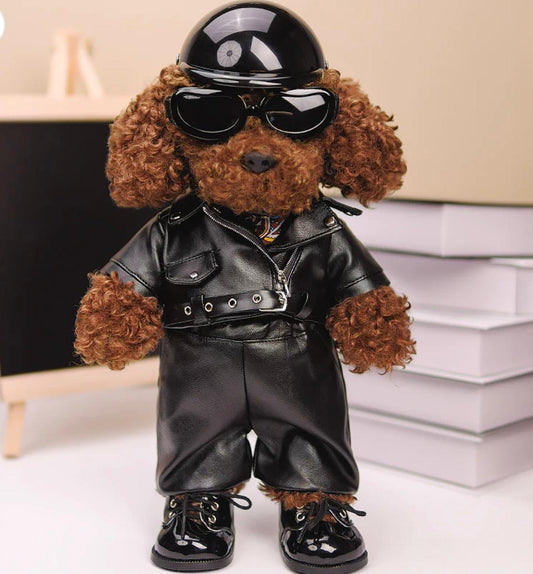 Brown Poodle Doll (Motorcycle)